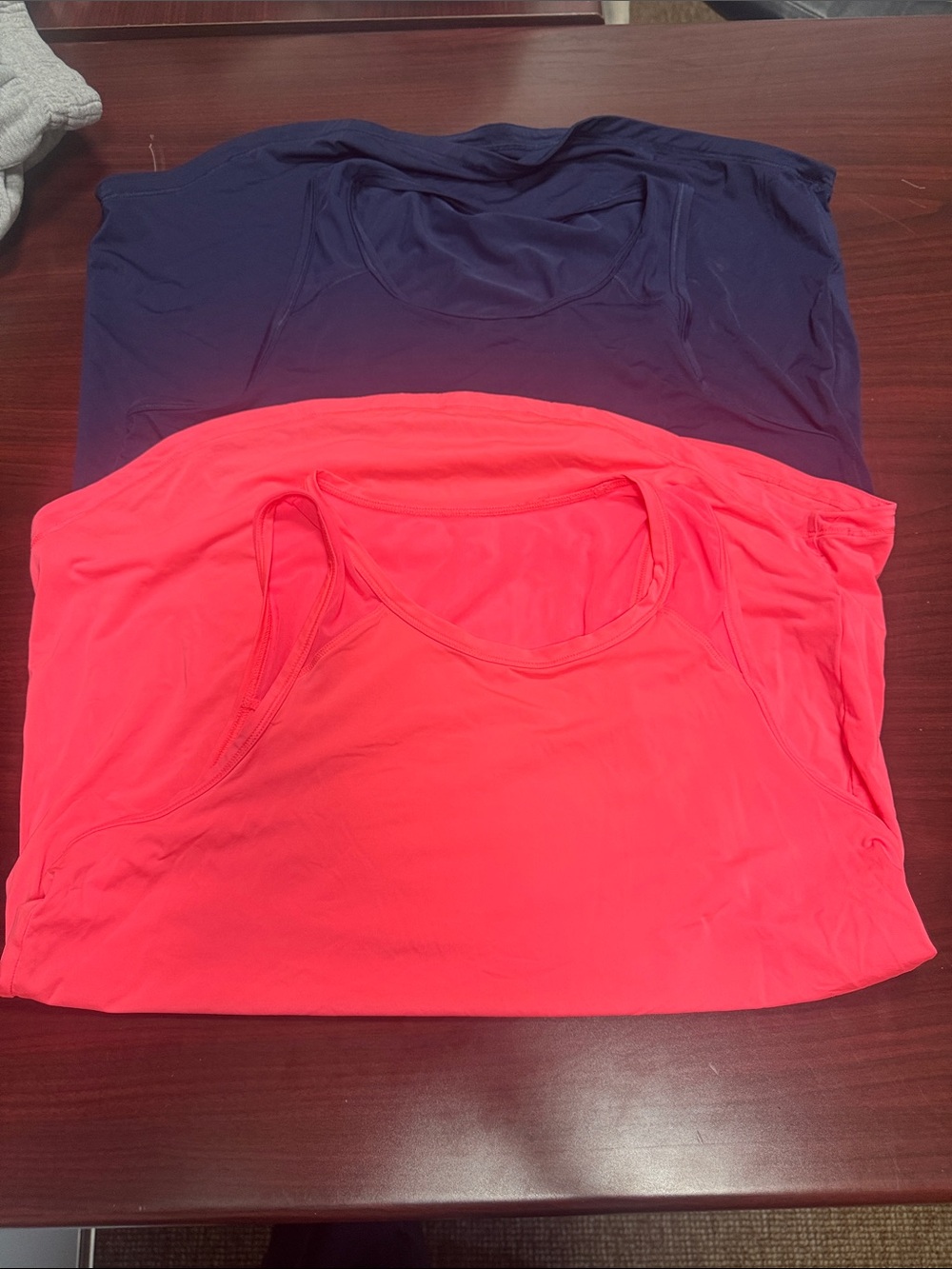 2 Women’s Sleeveless Tank Top — Navy and Hot Pink offlibe both new one with tags